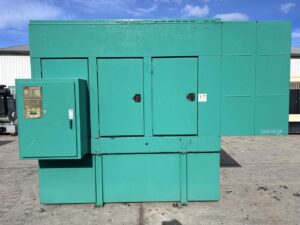 _150 kW Onan/Cummins GenSet with Sound Attenuated Enclosure and Base Fuel Tank, 8.3 Liter Cummins Engine, Year - 2000, 1300 Hours