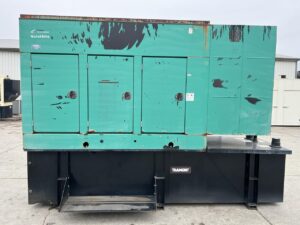 _150 kW Cummins/Onan GenSet, with Sound Attenuated Enclosure and Base Fuel Tank, 8.3 Liter Cummins Engine, Year - 2002, 654 Hours