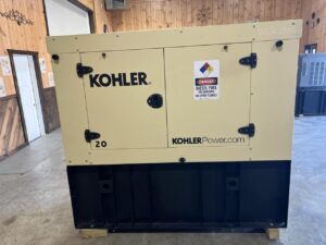 __22 kW Kohler Diesel Gen Set, Year - 2019, Unused Surplus, Sound Attenatued Enclosure and Base Fuel Tank, 0 Hours, US EPA Tier 3 Pre Emission Engine