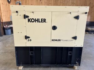 __22 kW Kohler Diesel Gen Set, Sound Attenuated Enclosure and Base Fuel Tank, Year - 2020, 5 Hours, US EPA Tier 3 Pre Emision Engine