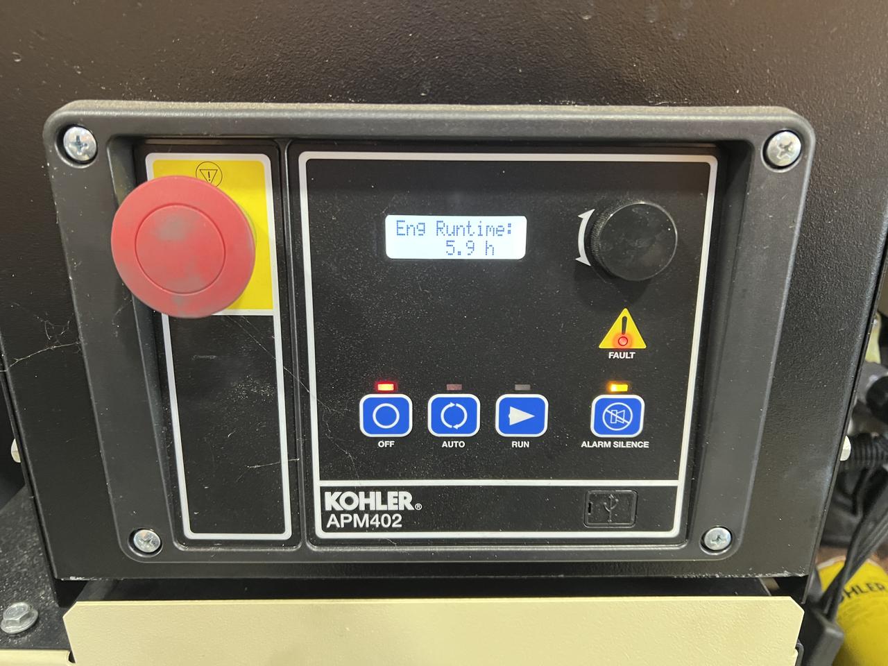 __22 kW Kohler Diesel Gen Set, Sound Attenuated Enclosure and Base Fuel Tank, Year - 2020, 5 Hours, US EPA Tier 3 Pre Emision Engine - Image 17