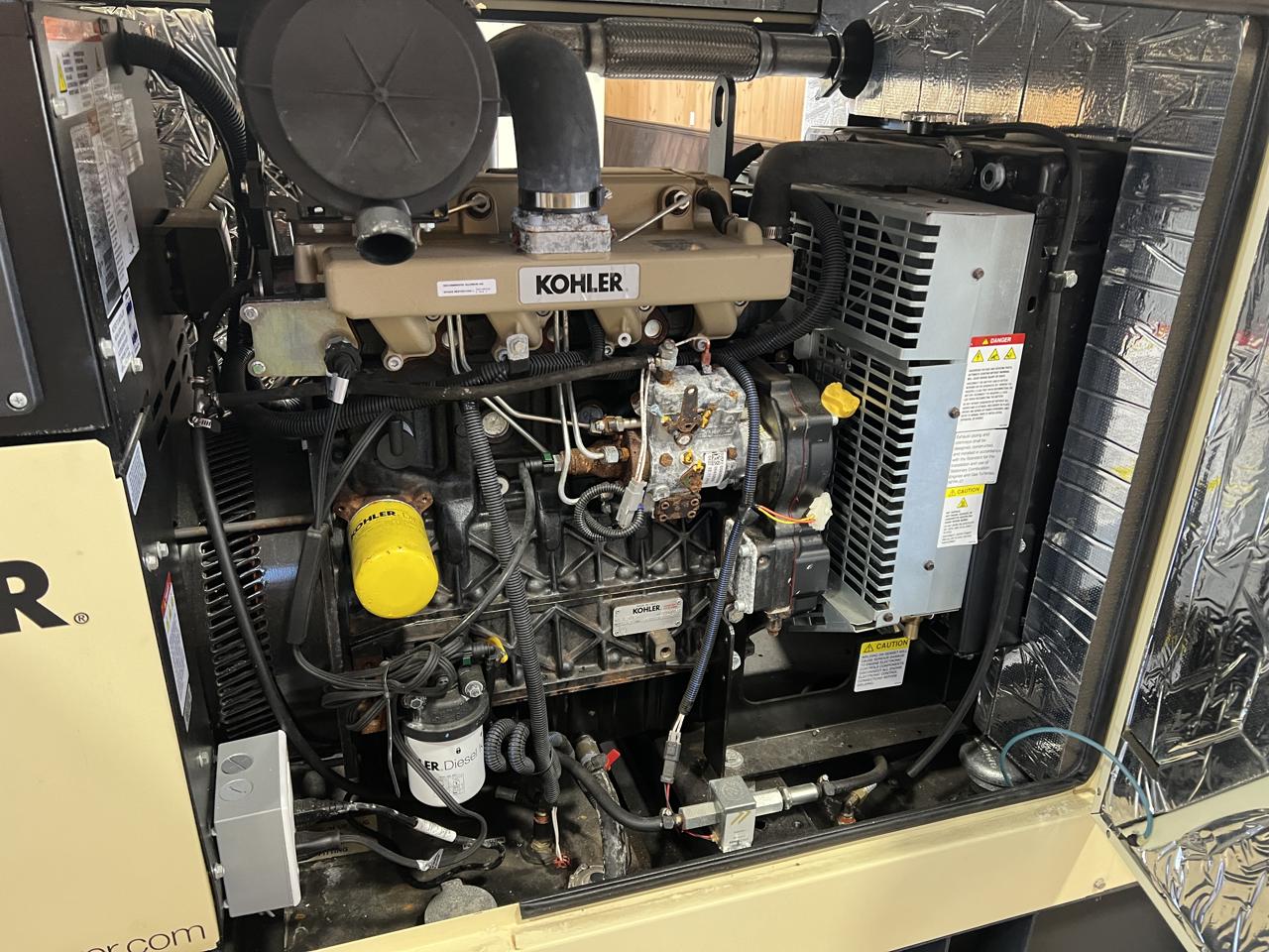__22 kW Kohler Diesel Gen Set, Sound Attenuated Enclosure and Base Fuel Tank, Year - 2020, 5 Hours, US EPA Tier 3 Pre Emision Engine - Image 10