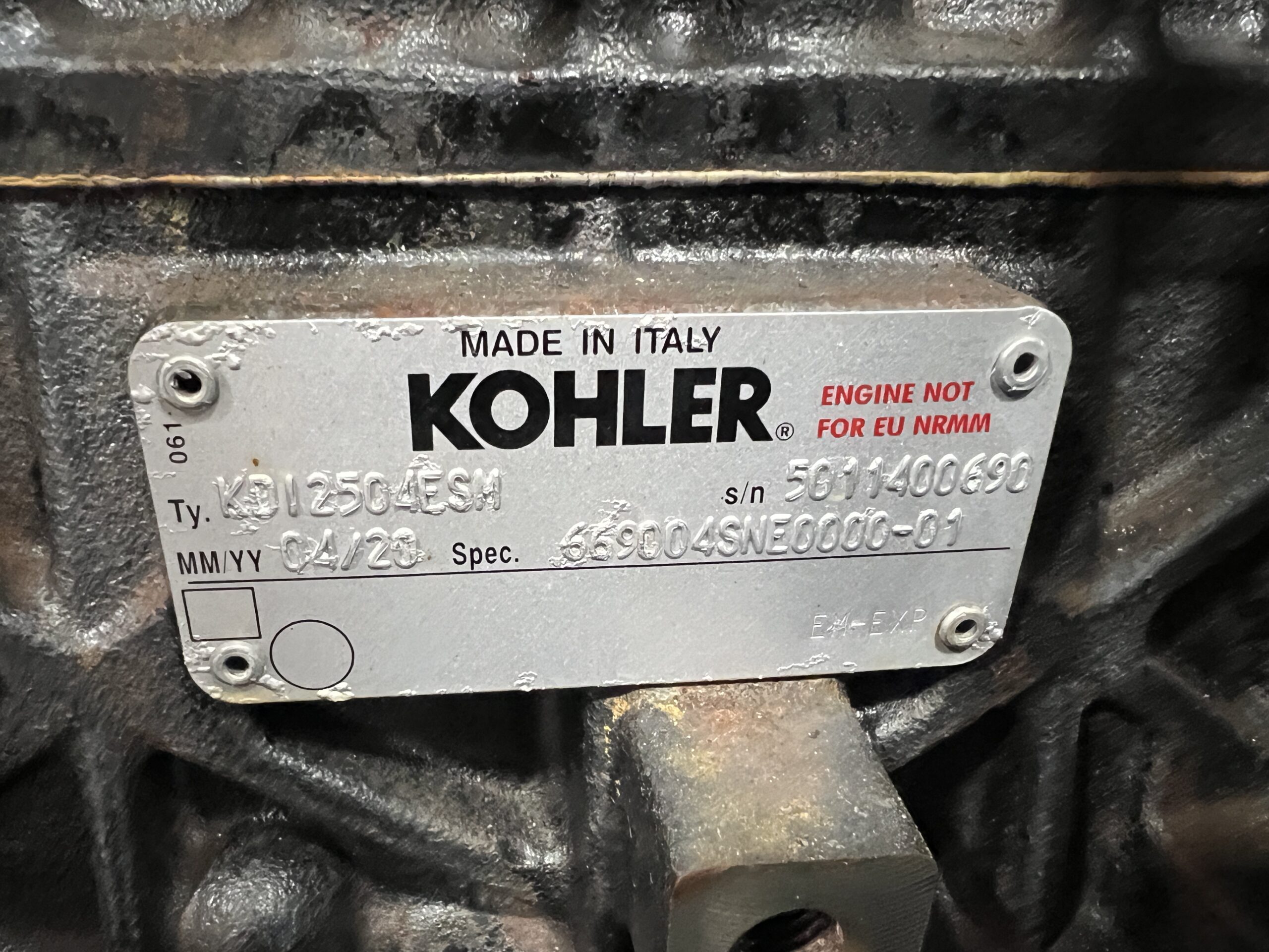 __22 kW Kohler Diesel Gen Set, Sound Attenuated Enclosure and Base Fuel Tank, Year - 2020, 5 Hours, US EPA Tier 3 Pre Emision Engine - Image 12