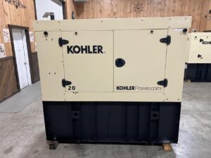 __22 kW Kohler Diesel Gen Set, Year - 2019, 0 Hours, Sound Attenuated Enclosure and Base Fuel Tank, US EPA Tier 3 Pre Emission Engine