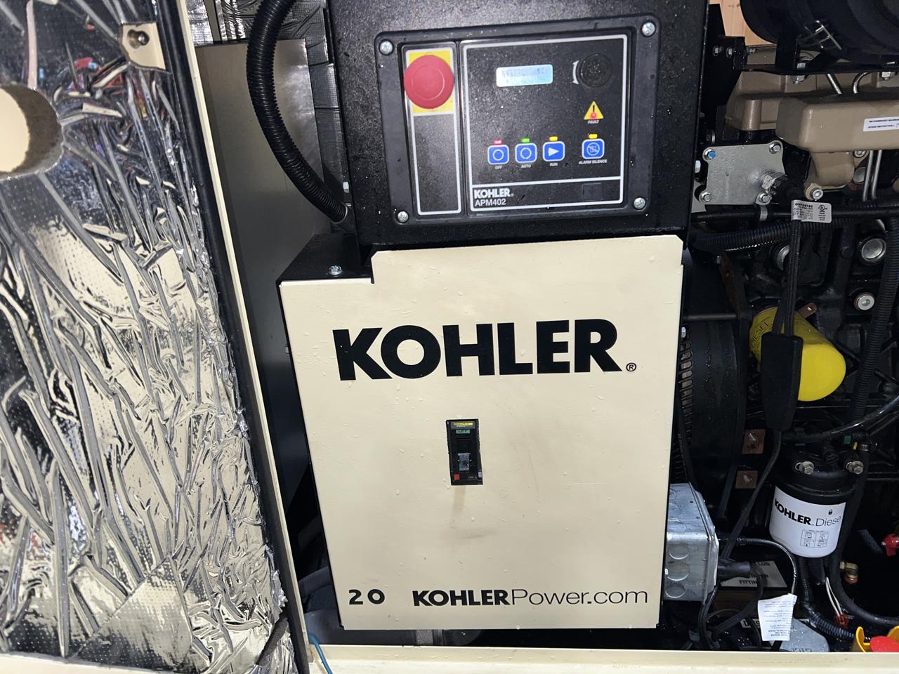 __22 kW Kohler Diesel Gen Set, Year - 2019, 0 Hours, Sound Attenuated Enclosure and Base Fuel Tank, US EPA Tier 3 Pre Emission Engine - Image 14