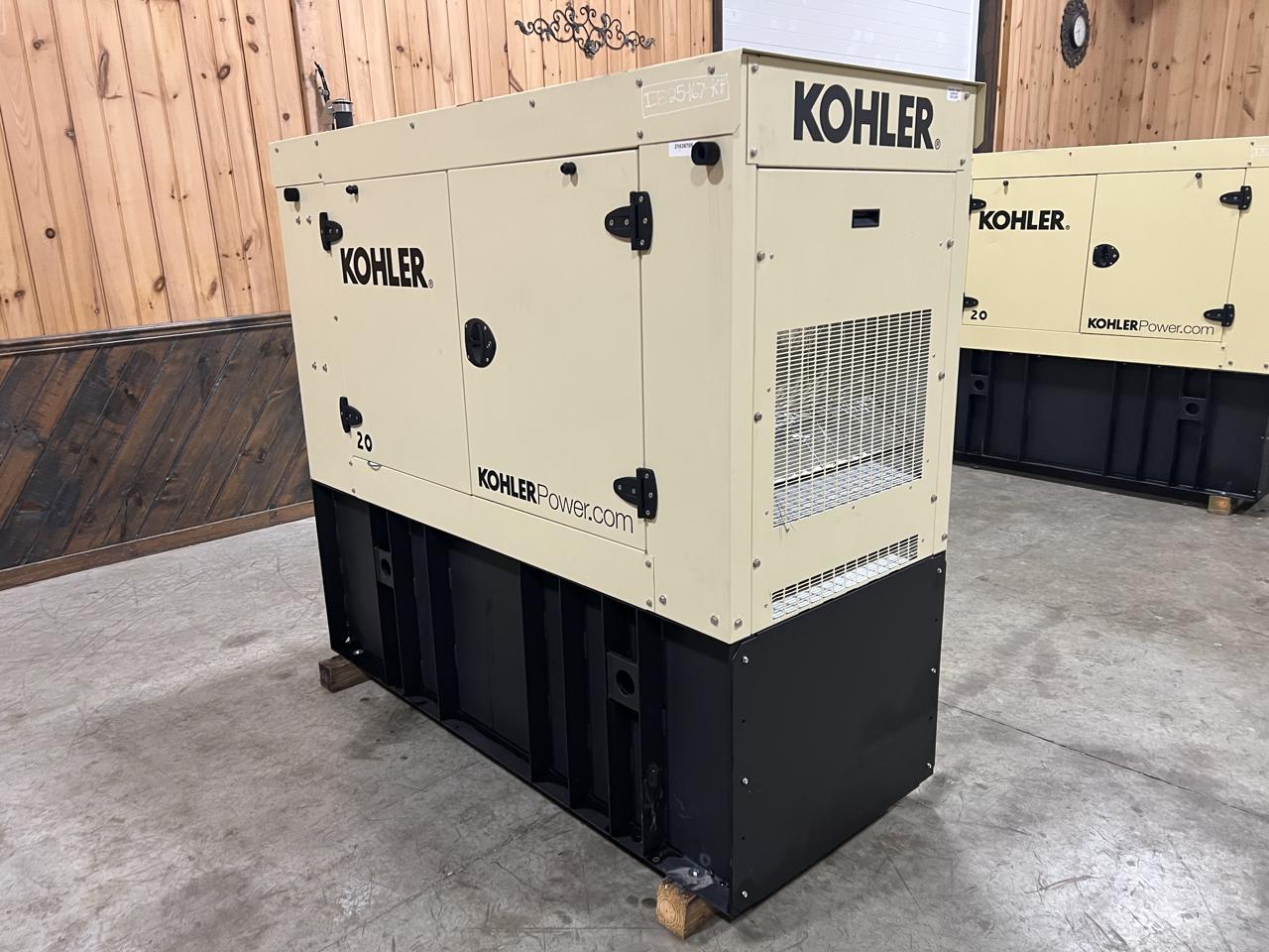 __22 kW Kohler Diesel Gen Set, Year - 2019, 0 Hours, Sound Attenuated Enclosure and Base Fuel Tank, US EPA Tier 3 Pre Emission Engine - Image 3