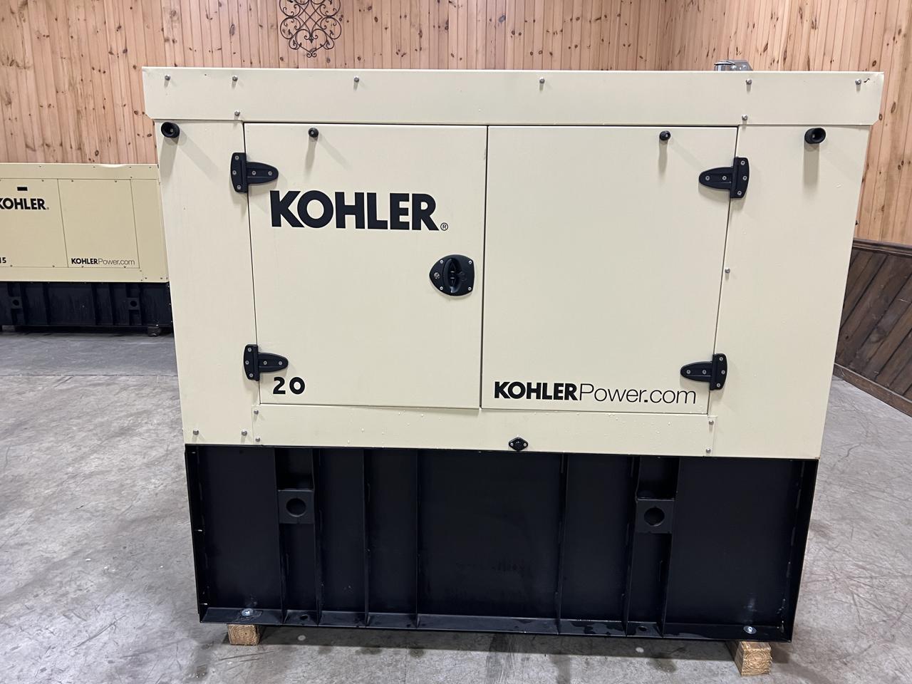 __22 kW Kohler Diesel Gen Set, Year - 2019, 0 Hours, Sound Attenuated Enclosure and Base Fuel Tank, US EPA Tier 3 Pre Emission Engine - Image 4