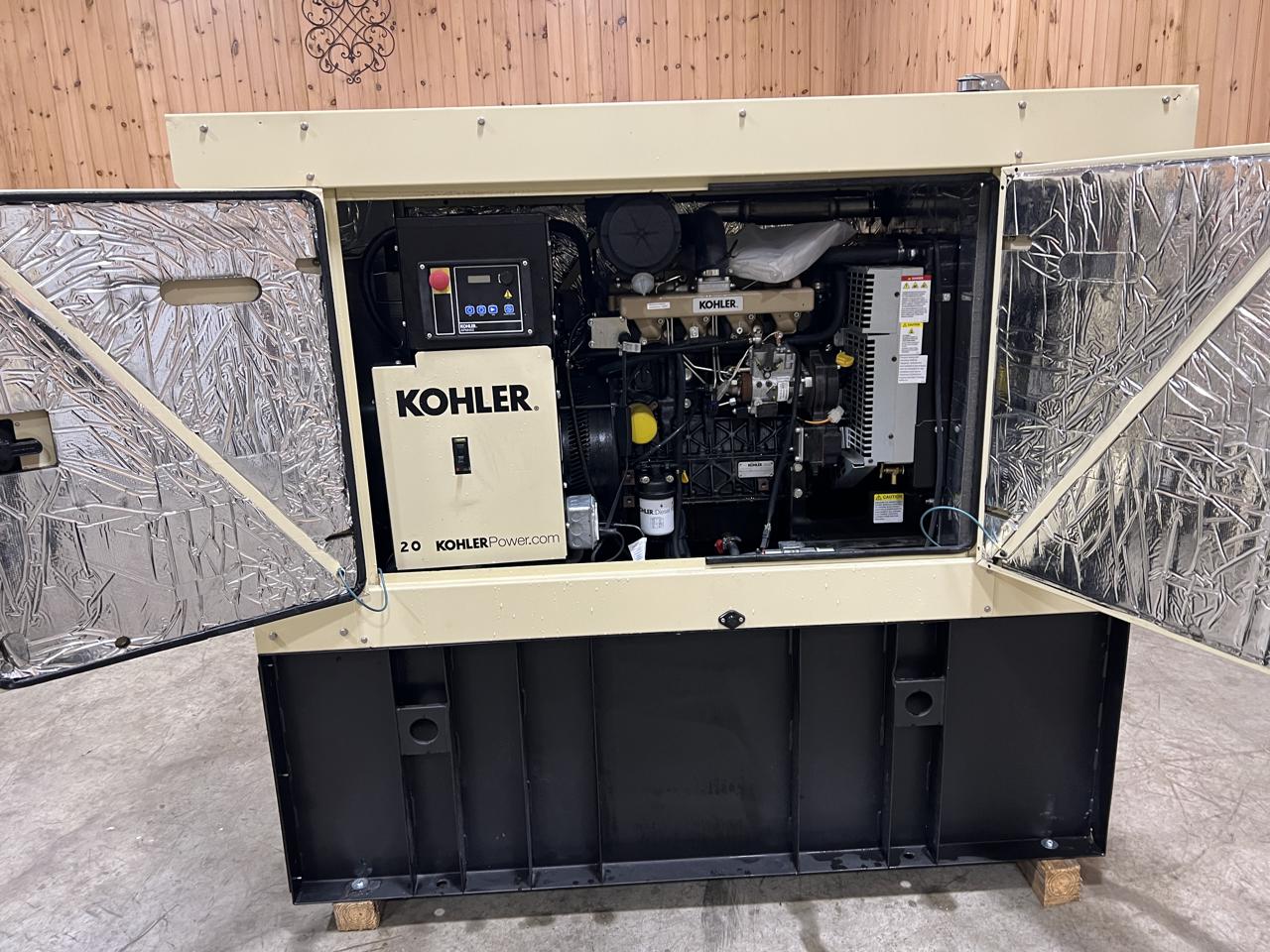 __22 kW Kohler Diesel Gen Set, Year - 2019, 0 Hours, Sound Attenuated Enclosure and Base Fuel Tank, US EPA Tier 3 Pre Emission Engine - Image 6