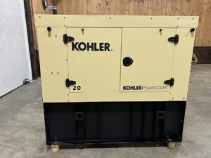 __22 kW Kohler Diesel Gen Set, with Sound Attenuated  and Base Fuel Tank, Year - 2021, 8.8 Hours, US EPA Tier 3 Pre Emission Engine