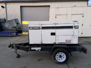 __25 kW MQ Power Portable Rental Grade Generator, Isuzu Engine, Year - 2007, 6184 Hours, with Voltage Selector Switch
