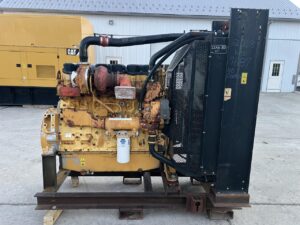 C15 CAT Industrial Engine Power Unit with Radiator, 619 HP at 1800 RPM, Year - 2008, 7687 Hours, US EPA Tier 3 Pre Emission Engine