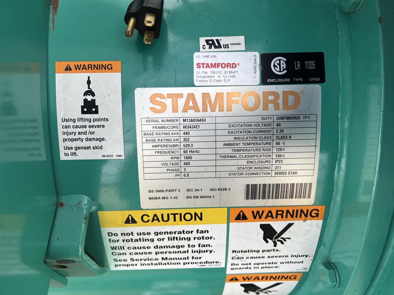 _250 kW Onan/Cummins Gen Set, 9 Liter QSL 9 Engine, Year - 2013, 876 Hours - Image 20