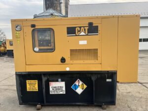 __60 kW Cat Genset, Enclosed, with Base Fuel Tank, Year - 2006, 411 Hours