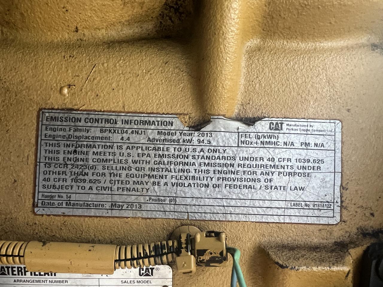 C4.4 CAT Engine, Year - 2013 - Image 12