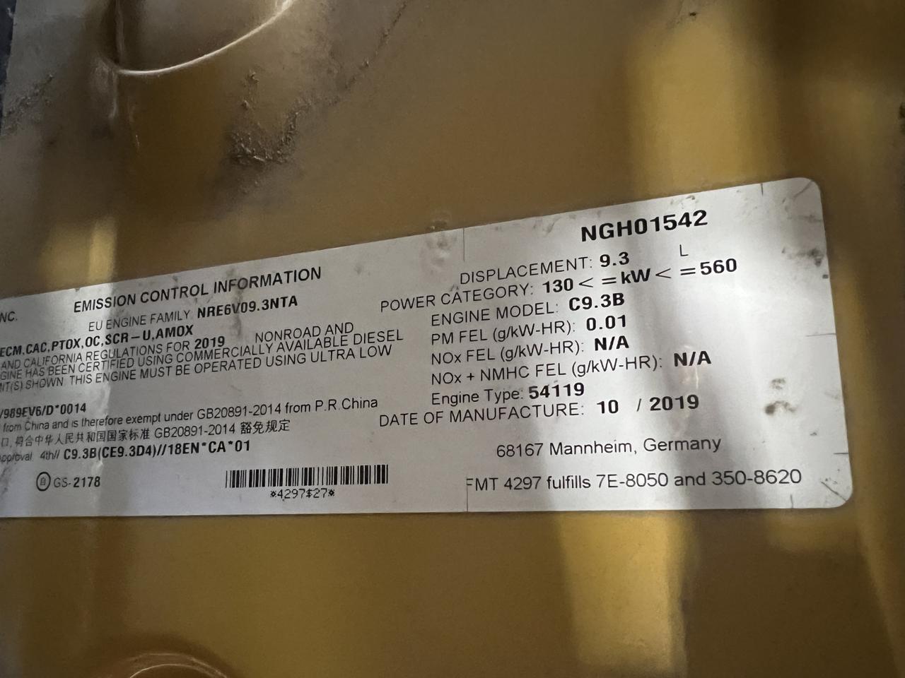 C9.3B CAT Engine, Year - 2019, Power Unit with Radiator, New Surplus, US EPA Tier 4 - Image 12