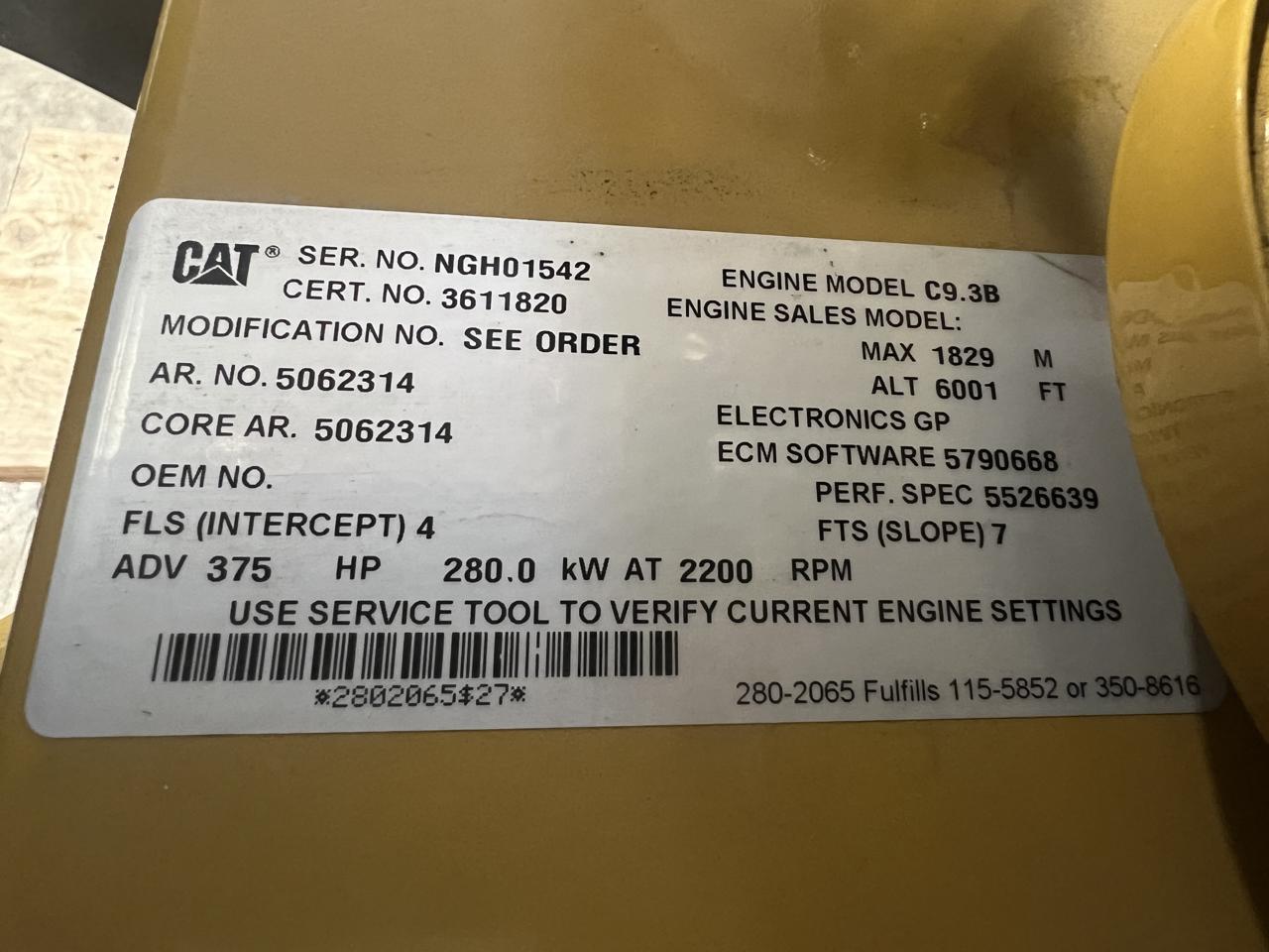 C9.3B CAT Engine, Year - 2019, Power Unit with Radiator, New Surplus, US EPA Tier 4 - Image 15
