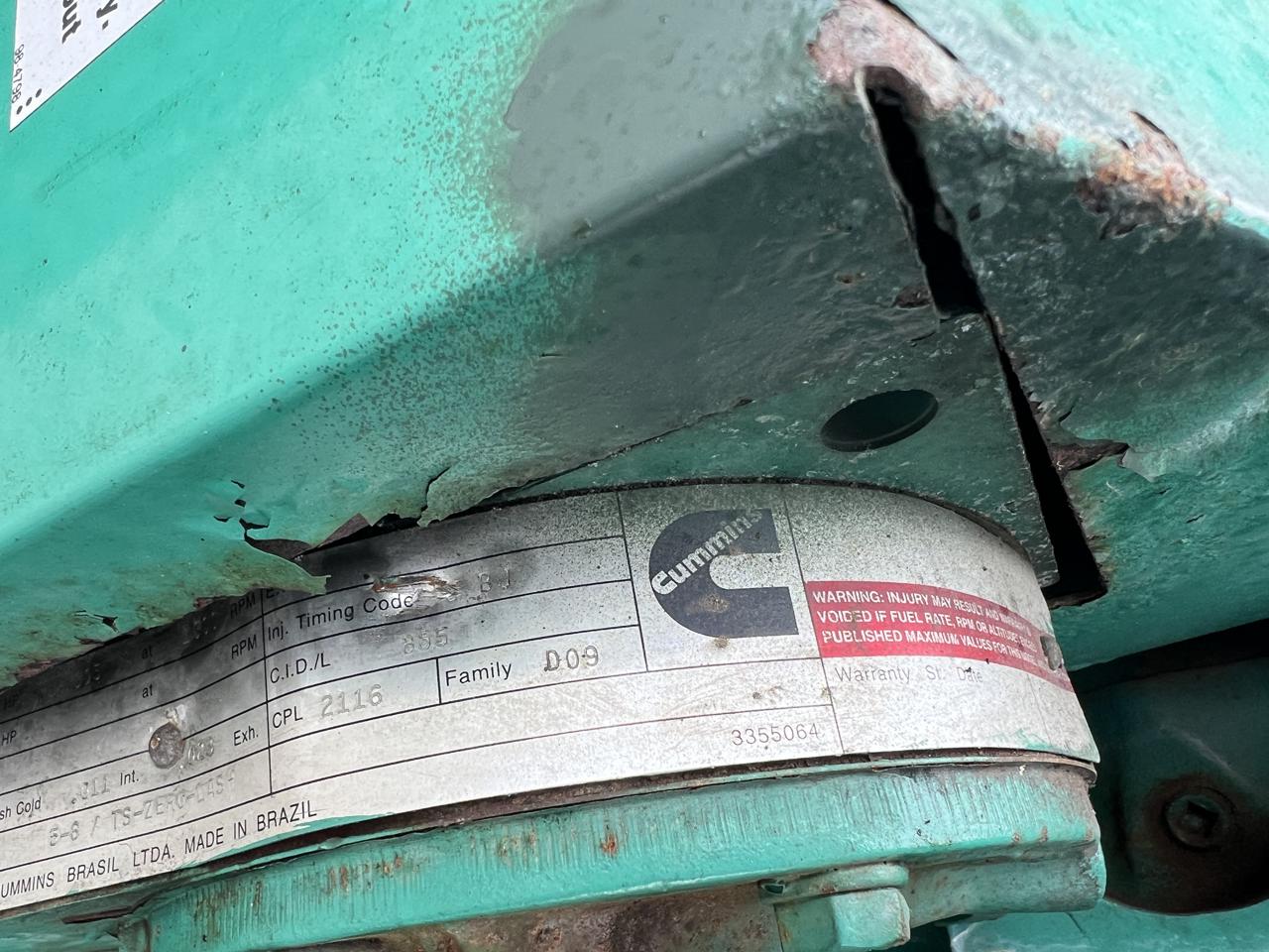 Cummins NTA 855G5 Generator Engine, with Cooling Package, Year - 2001 - Image 11