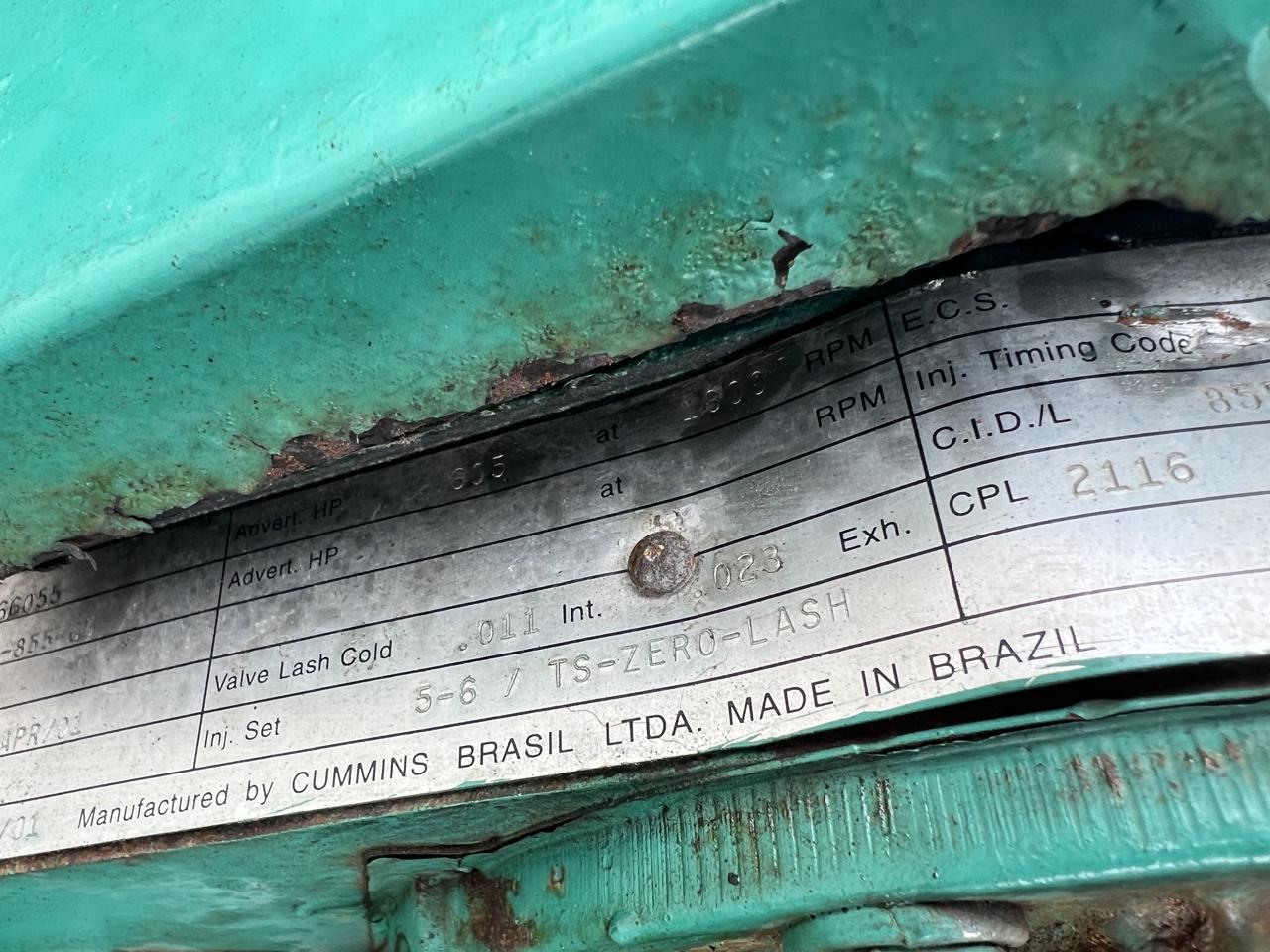 Cummins NTA 855G5 Generator Engine, with Cooling Package, Year - 2001 - Image 10