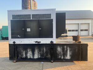 _100 kW MTU /Ddet  Generator, with Enclosure and Base Fuel Tank 6.8 Liter John Deere Engine, Year - 2005, 1166 Hours