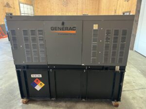 __15 kW Generac Diesel GenSet, New Surplus, Year - 2021, 14 Hours, with Sound Enclosure and Base Fuel Tank, 3 to 4 Year Factory Warranty Remaining