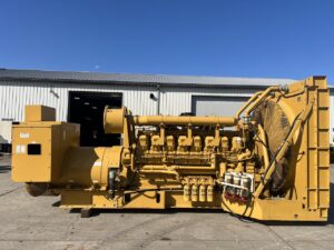 1750 kW CAT Generator, 3516 Diesel Engine, Open Skid, Year - 1999, 438 Hours