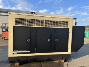 _255 kW Kohler Generator, with Sound Attenuated Enclosure and Base Fuel Tank, 9.0 Liter John Deere Engine, Year - 2010, 223 Hours, US EPA Tier 3 Pre Emission Flex Engine