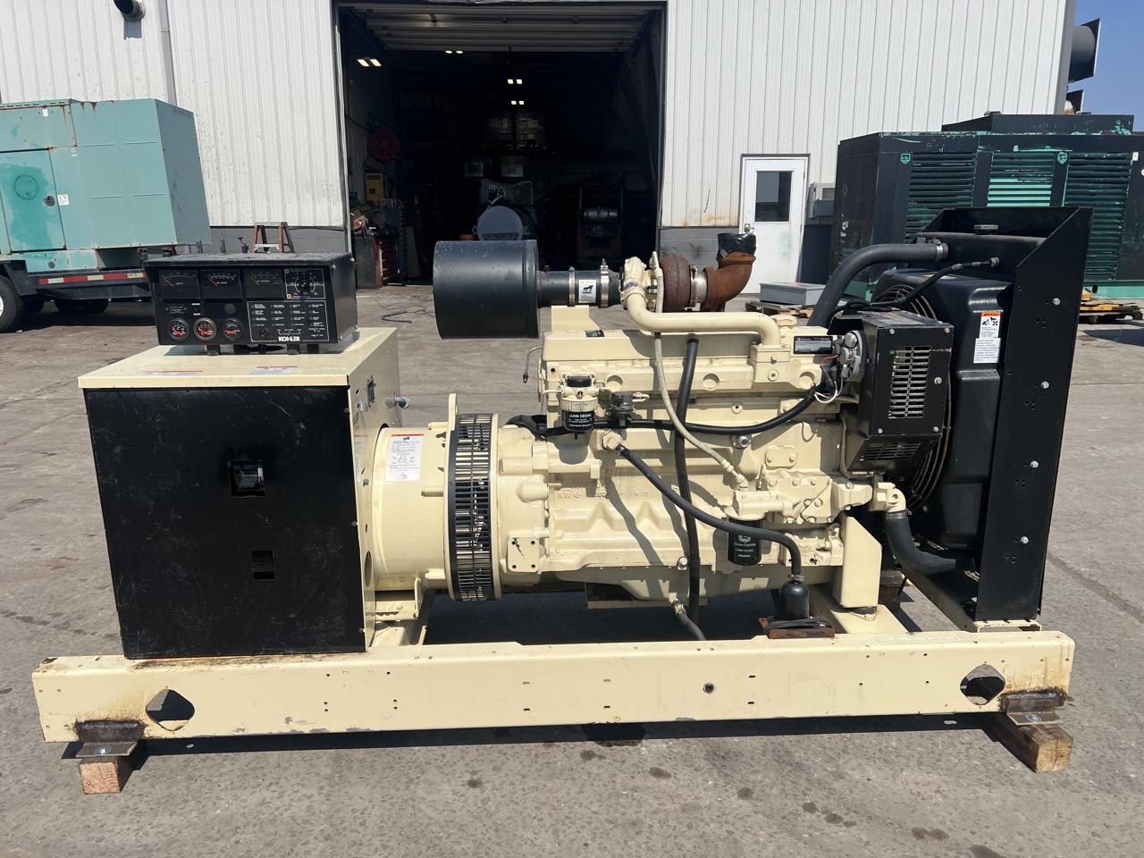 _105 kW Kohler Generator, 6.8 Liter John Deere Engine, Year - 2004, 806 Hours