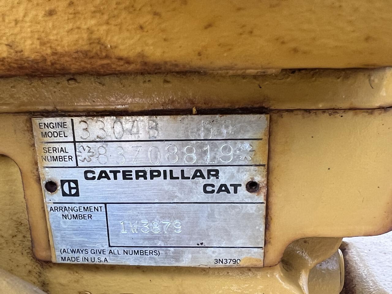 _125 kW CAT Gen Set, 3304 DIT CAT Engine, Open Skid, Year - 1995, 373 Hours - Image 11