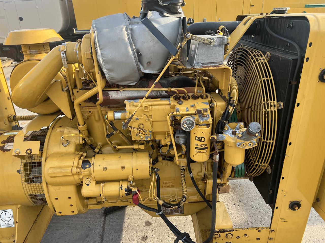 _125 kW CAT Gen Set, 3304 DIT CAT Engine, Open Skid, Year - 1995, 373 Hours - Image 8