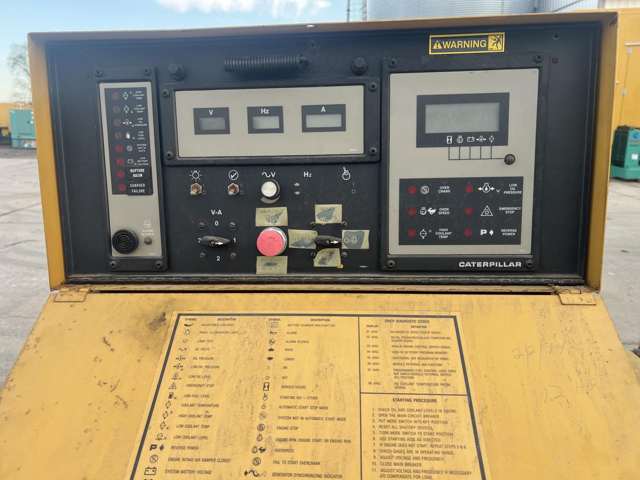 _250 kW CAT Gen Set, with 3306 DITA CAT Engine, 829 Hours, Open Skid - Image 17