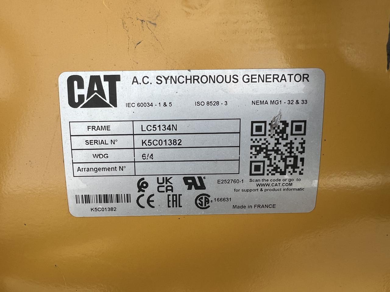 _300 kW Caterpillar GenSet, C9 CAT Engine, Open Skid, Year - 2011, 1188 Hours, US EPA Tier 3 Pre Emission Engine - Image 14