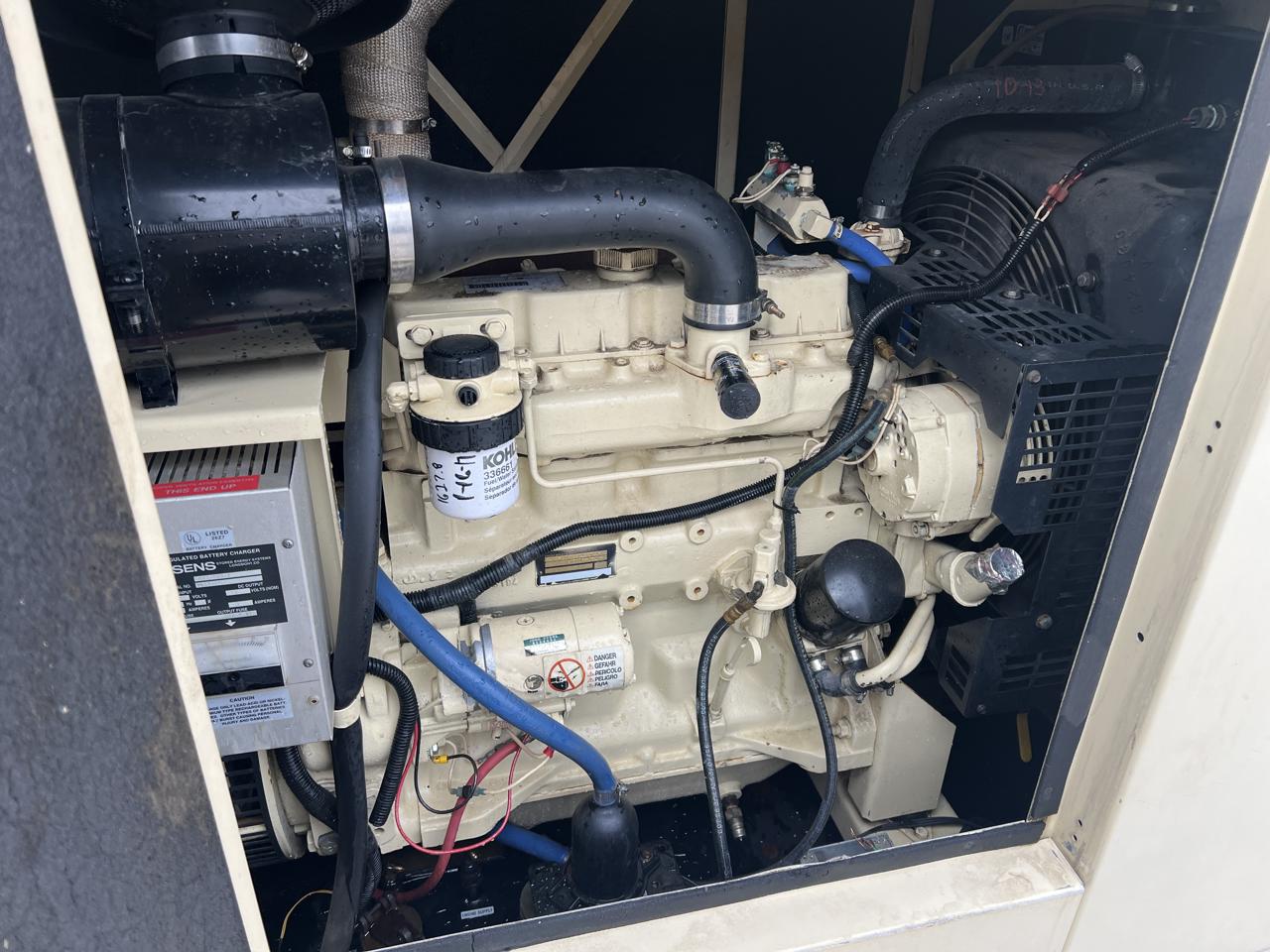 __40 kW Kohler Generator, with Enclosure and Base Fuel Tank 3.9 Liter John Deere Engine, 1683 Hours - Image 11