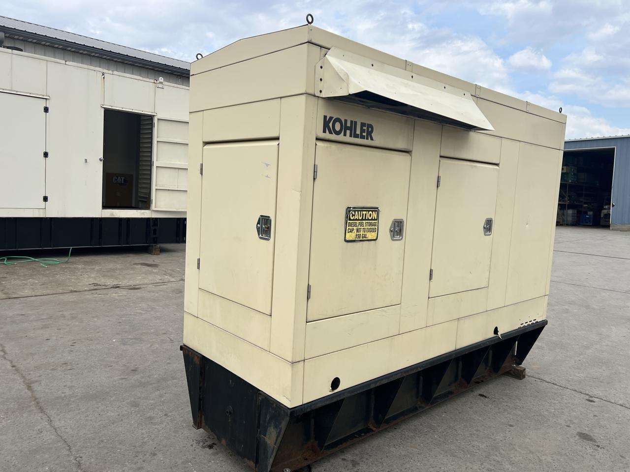 __40 kW Kohler Generator, with Enclosure and Base Fuel Tank 3.9 Liter John Deere Engine, 1683 Hours - Image 3