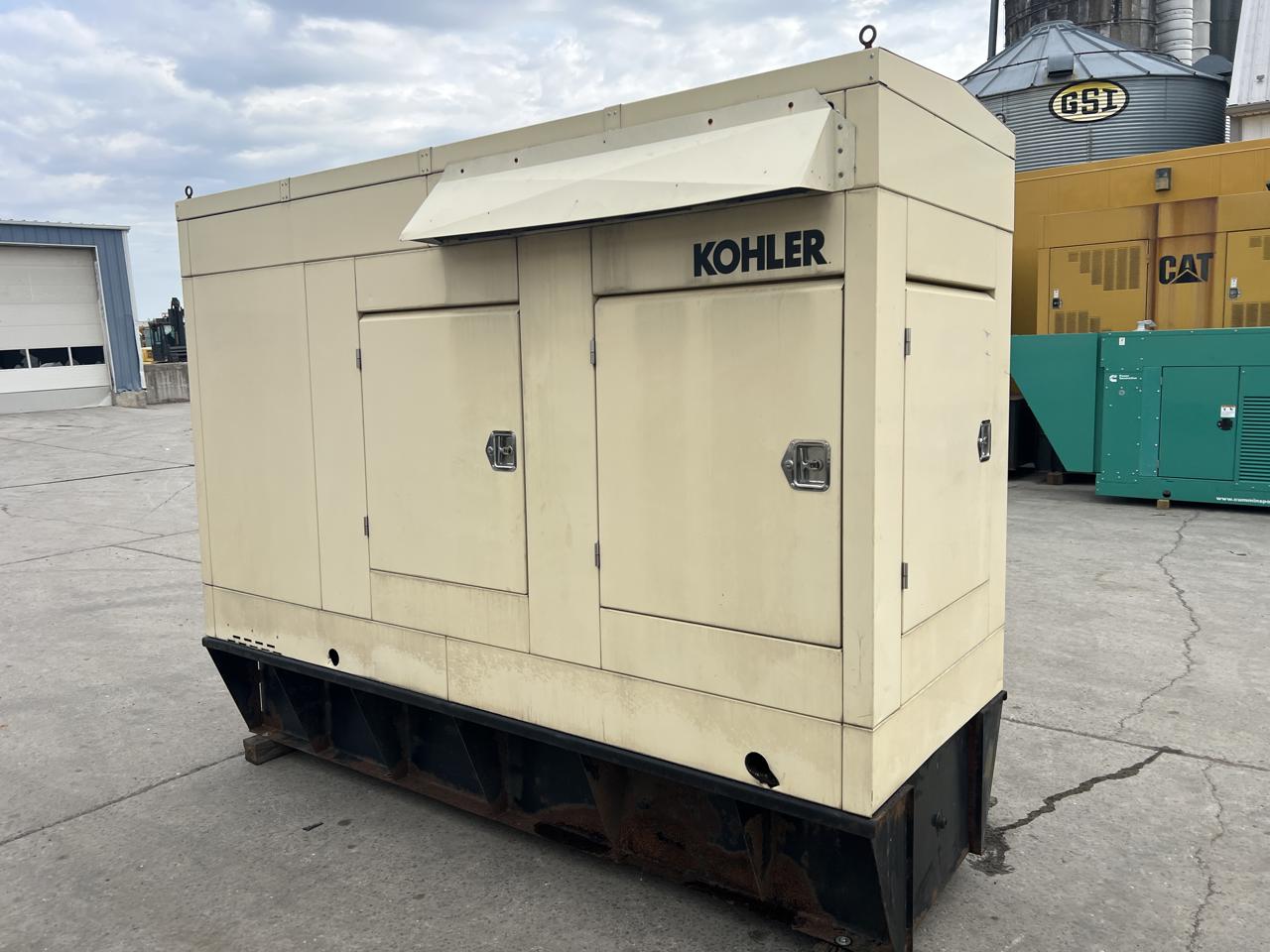 __40 kW Kohler Generator, with Enclosure and Base Fuel Tank 3.9 Liter John Deere Engine, 1683 Hours - Image 4