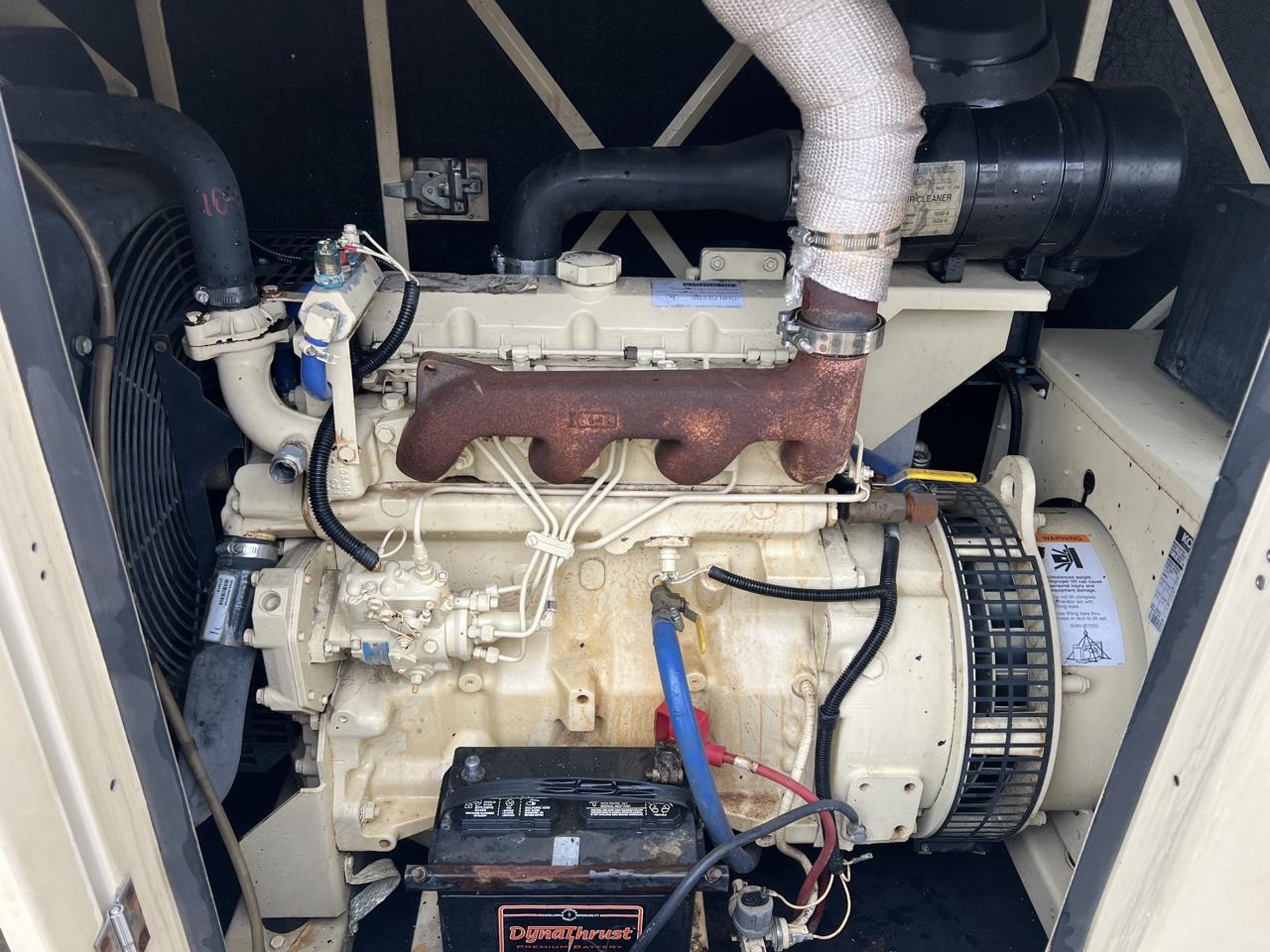 __40 kW Kohler Generator, with Enclosure and Base Fuel Tank 3.9 Liter John Deere Engine, 1683 Hours - Image 7