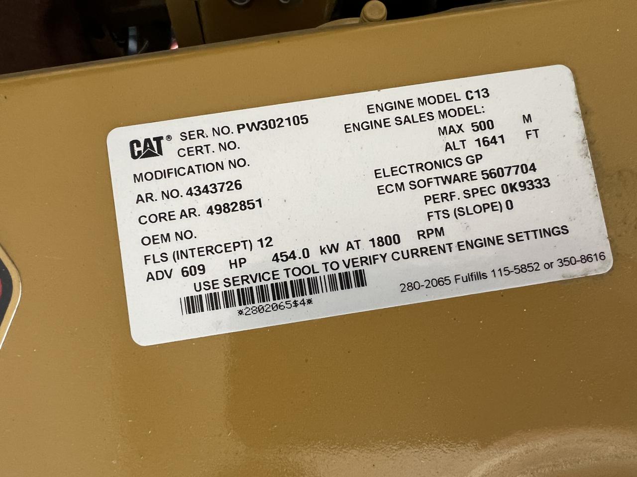 _400 kW New CAT Generator with Warranty from Manufacturer, Sound Attenuated Enclosure with Base Fuel Tank, C13 Liter Diesel Engine, US EPA Tier 3 Pre Emissions - Image 17