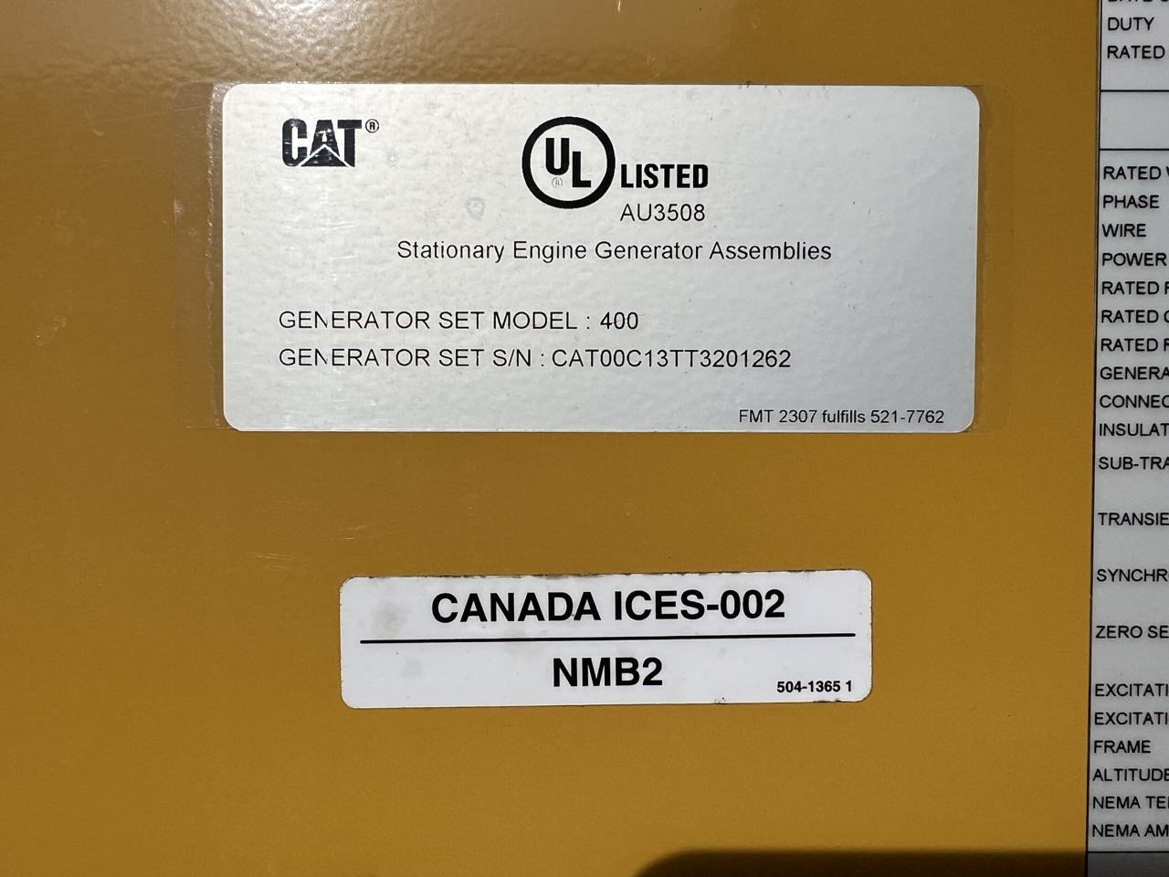 _400 kW New CAT Generator with Warranty from Manufacturer, Sound Attenuated Enclosure with Base Fuel Tank, C13 Liter Diesel Engine, US EPA Tier 3 Pre Emissions - Image 8