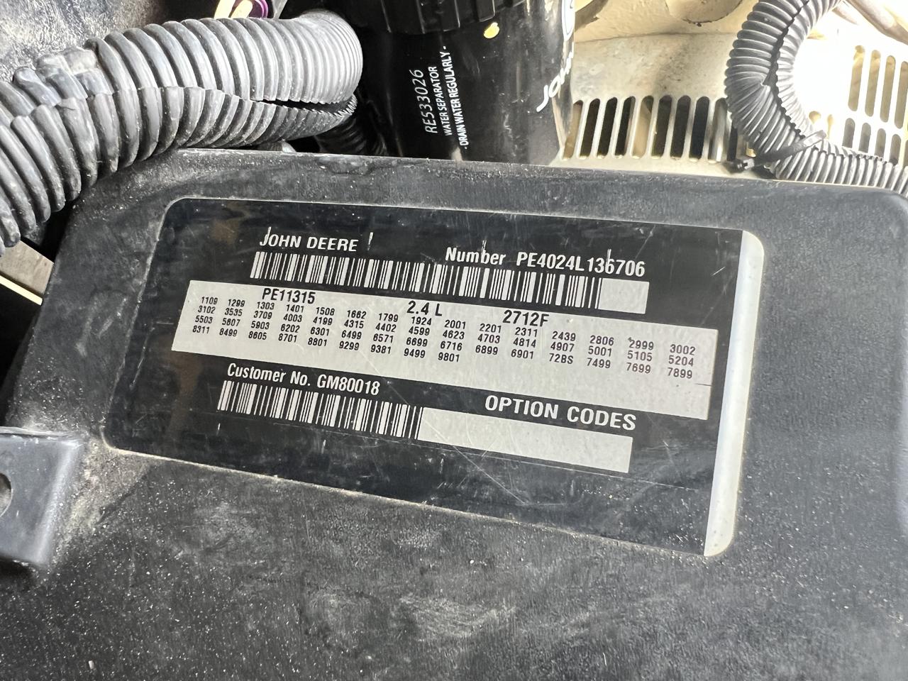 __50 kW Kohler Generstor, with Sound Attenuated Enclosure and Base Fuel Tank, 2.4 Liter John Deere Engine, Year - 2014, US EPA Tier 3 Pre Emission Engine - Image 10