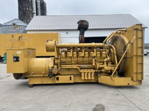 1750 kW CAT 3516 GenSet, Open Skid, Year - 1996, 705 Hours