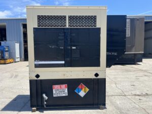 __40 kW Kohler Generator with Sound Attenuated Enclosure and Base Fuel Tank, 2.9 Liter John Deere Engine, Year - 2006, 532 Hours
