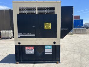 __40 kW Kohler Generator with Sound Attenuated Enclosure and Base Fuel Tank, 2.9 Liter John Deere Engine, Year - 2006, 311 Hours