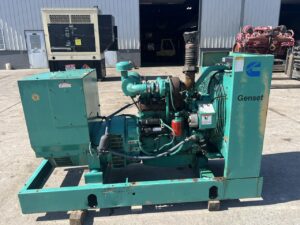 __60 kW Cummins/Onan Genset, 4BT3.9 Liter Cummins Engine, Open Skid, Year - 1993, 5093 Hours