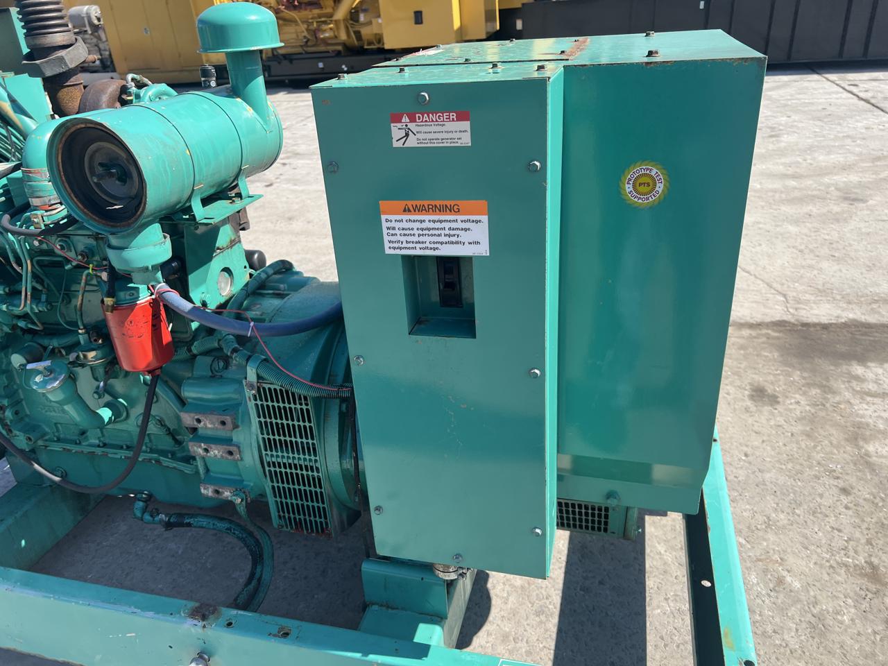 __60 kW Cummins/Onan Genset, 4BT3.9 Liter Cummins Engine, Open Skid, Year - 1993, 5093 Hours - Image 11