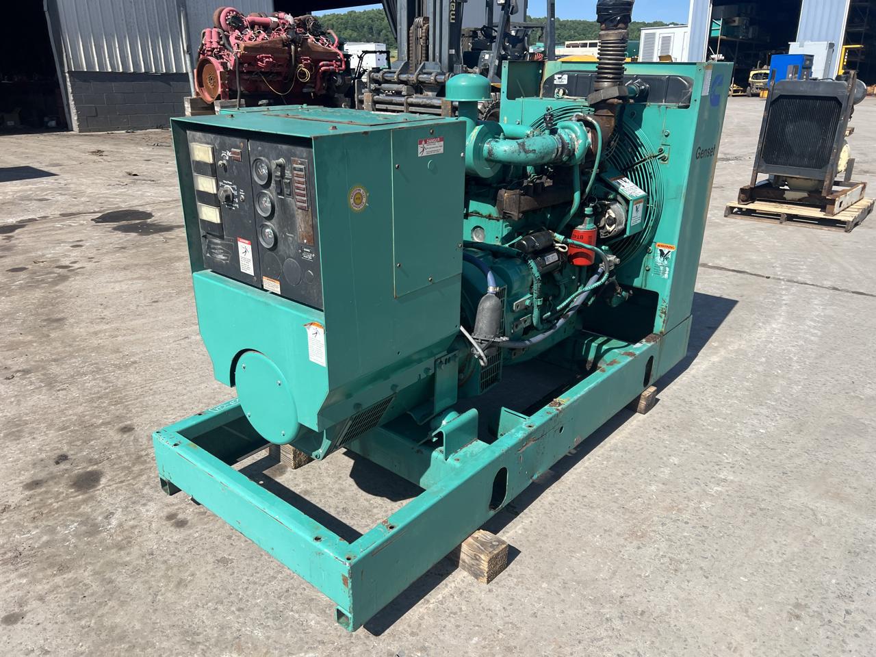 __60 kW Cummins/Onan Genset, 4BT3.9 Liter Cummins Engine, Open Skid, Year - 1993, 5093 Hours - Image 3