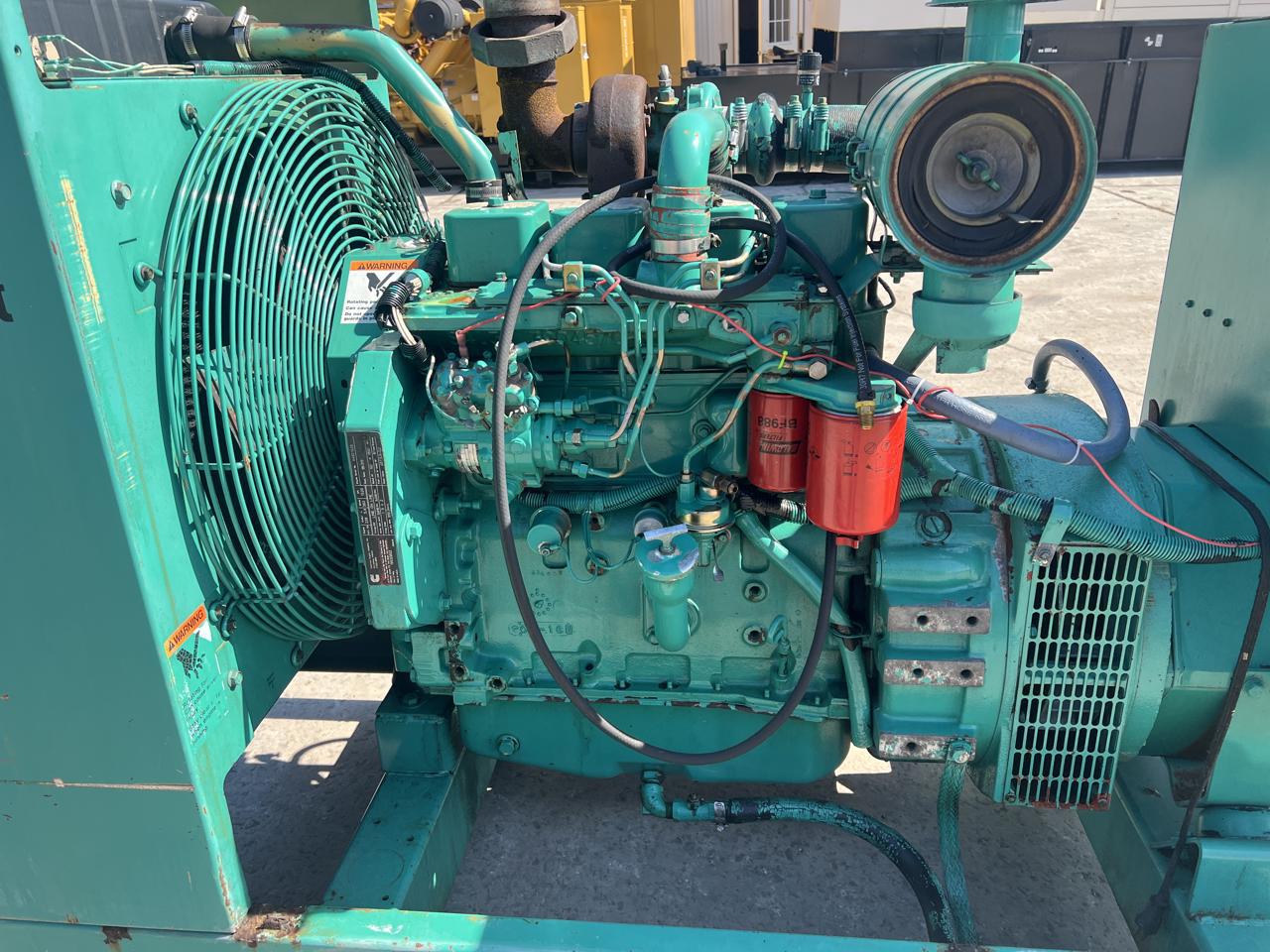 __60 kW Cummins/Onan Genset, 4BT3.9 Liter Cummins Engine, Open Skid, Year - 1993, 5093 Hours - Image 9