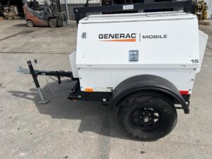 __15 kW Portable Generac Generator, Mitsubishi Diesel Engine, Year - 2021, 796 Hours