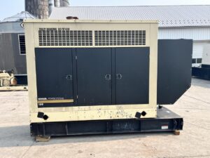 _150 kW Kohler Generator, with Sound Attenuated Enclosure and Base Fuel Tank, 6.8 Liter John Deere Engine, Year - 2006, 159 Hours