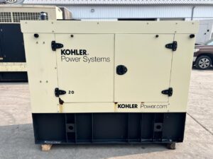 __20 kW Kohler Gen Set, with Sound Attenuated Enclosure and Base Fuel Tank, Year - 2016, 240 Hours, Pre Emission Engine