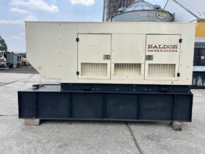 _200 kW Baldor Generator with Sound Attenuated Enclosure and Base Fuel Tank, 68 Liter John Deere Engine, Year - 2009, 265 Hours, US EPA Tier 3 Pre Emissions