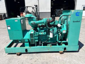 150 kW Cummins/Onan Gen Set, 8.3 Cummins Engine, 1030 Hours, Open Skid